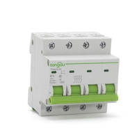 Tongou TOMG3-63 4 pôles MCB 6A-63A AC 110 V / 230 V / 400 V 4.5KA Type B disjoncteur miniature sur Rail DIN