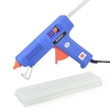 Toolour 100V-240V 150W chauffe-colle thermofusible contrôle de température intelligent industriel avec bâtons de colle 1