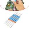 Toolour 6 pièces aide à la soudure composants électroniques de précision soudage meulage nettoyage kit doutils de r