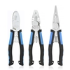 Toolour 8 pouces Multitool Pince à long nez Pince à dénuder latérale Pinces à sertir Outil de sertissage Coupe-fil Fin d
