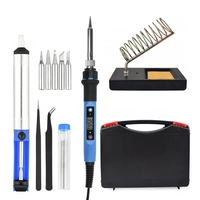 Toolour 80 W 220 V / 110 V réglage de la température fer à souder électrique LCD affichage numérique outils de réparatio