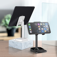 TOPK D23 2 en 1 Universel 35 ° Apprentissage en ligne réglable en direct Streaming Support de bureau Support de téléphon