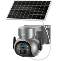 Topodome Outdoors PTZ IP Camera 3MP/4MP 4G SIM WiFi TF Card Voice Intercom Low Power Solar Panel Battery PIR Detection F