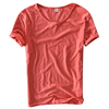 Tops de couleur unie de la section de base des hommes dâge mûr 8 couleurs t-shirt à manches courtes à manches court