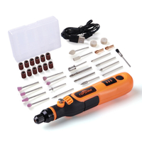 TOPSHAK TS-MG1 Mini meuleuse 5000-15000 tr/min Kit doutils rotatifs sans fil Meulage électrique portable Polissage