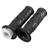 Torsion papillon guidon tube poignées 22mm 7 / 8inch moto en caoutchouc souple universelle