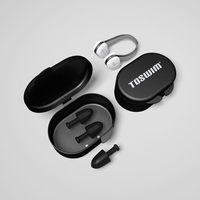 TOSWIM Soft Clip de nez imperméable et bouchons doreilles Formation professionnelle Matériel de silicone de natatio