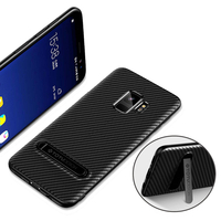 TOTU Support en fibre de carbone Soft TPU Housse de protection pour Samsung Galaxy S9