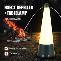 Touch Control Multifunctional Fly Repellent Outdoor Hanging Design with LED Charging System Compact and Lightweight for