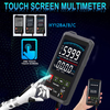 Touch LCD Multimètre numérique RMS Testeur automatique Transistor AC DC Voltmètre Ohmmètre