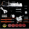 Tour de travail du bois de machine de polissage multifonctionnelle en bois de perles de mini tour de 220V 350W 8000r / m