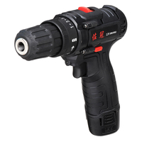 Tournevis 12 vitesses pour mandrin de perçage sans fil électrique 12V Hammer LED Lumière 1500mAh