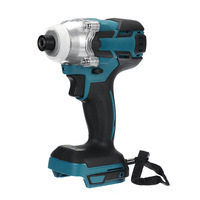 Tournevis électrique à impact sans fil sans fil 18V tournevis à clé rechargeable à vitesse continue pour Makita Batterie