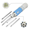 Tournevis multifonctionnel multifonctionnel Aurora 8 en 1 Tournevis portatif à poche avec lampe torche LED Torche