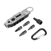 Tournevis multifonctions en acier inoxydable avec LED Ouvre-bouteille pour outil de réparation de la lumière