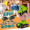 Tournevis pour perceuse sans fil électrique 68V et lampe de travail LED et 8400mAh Batterie