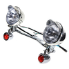 Tournez Light Spot Lightt Bar Passing Lamp Pour Harley Davidson Honda Kawasaki Vulcan