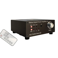 TPA3116 Stereo Digital Amplifier 50W x 2 Power Output EQ Mode Bass Treble Control RCA Inputs Audio System Remote Control