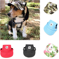 Été Pet Chien Mignon Imprimer Casquette De Baseball Petit Chien En Plein Air Chapeau Casquette De Baseball Toilettage P