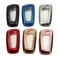 TPU Télécommande Clé Housse Fob Avec Film De Protection PC Pour BMW M5 M6 1 3 4 Série