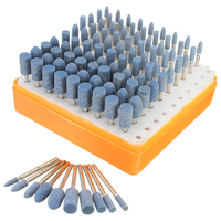Trousse à outils accessoire pour pierre abrasive assortie rotative universelle 100pcs