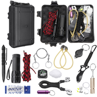 Trousse à outils de survie SOS Camping Pêche Pêche Randonnée Survie Set Vitesse Outil tactique