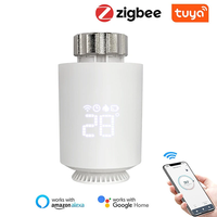 TRV06 Tuya Smart Zigbee3.0 Thermostat Radiator Valve Actuator Smart TRV Programmable Temperature Controller Voice Contro