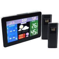 TS-71 température extérieure intérieure moniteur digital station météo dcf77 rcc thermomètre rh % pression barométrique