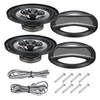 TS-A1696S Haut-parleur coaxial HiFi pour voiture,  6 pouces,  650W,  4 voies Haut-parleur pour voiture