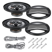 TS-A1696S Haut-parleur coaxial HiFi pour voiture,  6 pouces,  650W,  4 voies Haut-parleur pour voiture