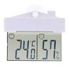 TS - H220 Mini LCD Affichage Thermomètre Numérique Pour Usage Extérieur Intérieur Sucker Tenture Murale Température Hygr