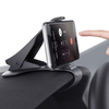 Tsumbay CH02 support de téléphone de voiture tableau de bord de voiture support de téléphone portable motif de fibre de