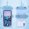 Tteoob T-35 sac de téléphone étanche natation sous-marine plongée à écran tactile poche de téléphone brassard avec brass