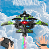 TU 160 Fighter 2.4G One Key Spray Gravity Sensor EPP FPV RC Drone Airplane Quadcopter Glider RTF With LED Lights for Beg