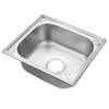 Tube de bol simple sous plan dévier de cuisine en acier inoxydable 304 450x390x190mm