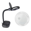 Tube de lumière loupe bureau table bureau lampe loupe flexible loupe 5X-10X