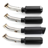 Tube De Silencieux Déchappement De 51mm Senfilant Avec Un Tube De Jonction Pour KTM DUKE 125 250 390 2017-2018