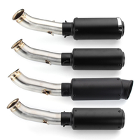 Tube De Silencieux Déchappement De 51mm Senfilant Avec Un Tube De Jonction Pour KTM DUKE 125 250 390 2017-2018