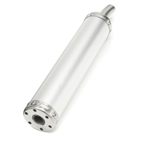Tube de silencieux de silencieux déchappement en acier de course de moto universel pour le scooter de rue