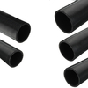 Tube de silicone 150mm noir 120mm Longueur Tube de liquide de refroidissement pour tuyau sous vide ID70 / 54/57/63 / 70m
