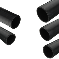 Tube de silicone 150mm noir 120mm Longueur Tube de liquide de refroidissement pour tuyau sous vide ID70 / 54/57/63 / 70m
