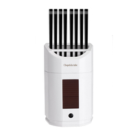 Tube de stockage de baguettes de cuisine de stérilisation intelligente Fourche de chargement solaire USB UV Support de d