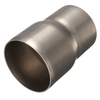 Tube de tuyau de connecteur de réducteur dadaptateur de silencieux déchappement en acier doux de moto de 60mm