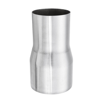 Tube de tuyau de connecteur de réduction déchappement standard conique en acier inoxydable de 51 mm à 76 mm