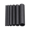 Tube enveloppé par rouleau de tube de fibre de carbone noir de 100mm Longueur pour Multicopter