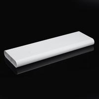 Tube plat de PVC de protection de lenvironnement de système de ventilation de tube de PVC 400x132x30mm