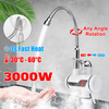 Tube de coquille dacier inoxydable de robinet électrique de chauffe-eau instantané de 220V 3000W