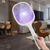 Tueur de moustique électrique USB 1200mAh Rechargeable Bug Zapper Summer Fly Swatter Trap Home Bug Insect Racket