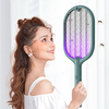 Tueur de moustiques électrique 2 en 1 USB 1200mAh Rechargeable Bug Zapper Summer Fly Swatter Trap Home Bug Insect Racket
