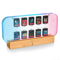 Étui à cartes de jeu pour Nintendo Switch Acrylique Transparent Magnétique Coque Rigide Case Case avec RVB Lumière Prése